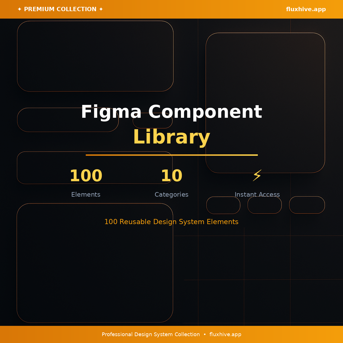 Figma Component Library - Cover Image
