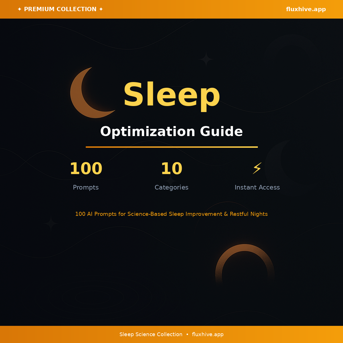Sleep Optimization Guide - Cover Image
